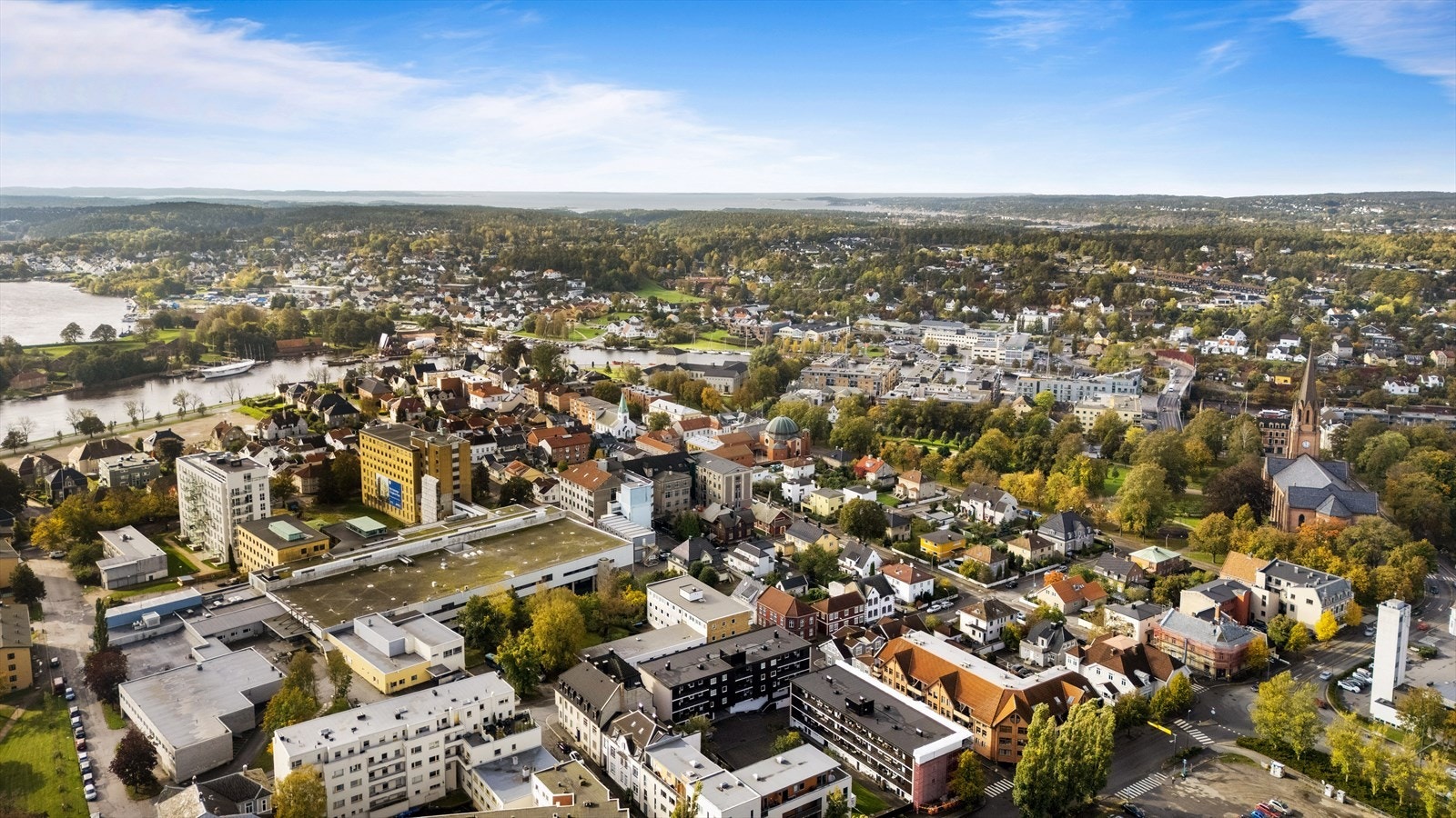 Dronebilder nærområde. Galleribilde