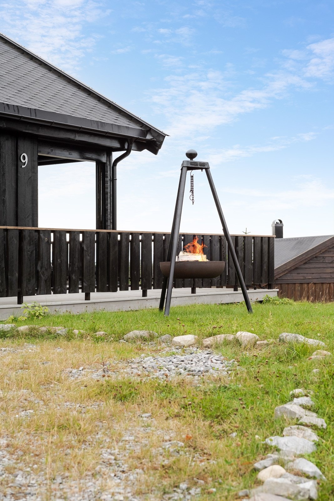 Her ligger alt til rette for mye utendørs hygge hele året! Galleribilde