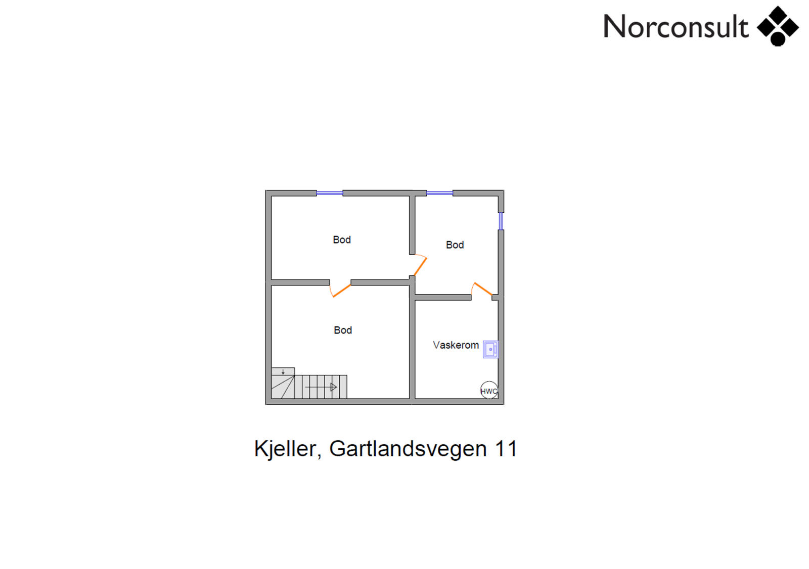 Planskisse - Kjeller Galleribilde