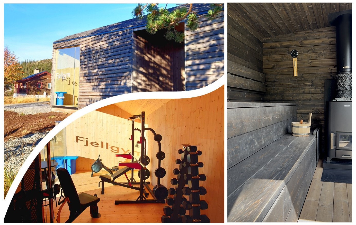 Gangavstand til fjellgym og badstue. Galleribilde