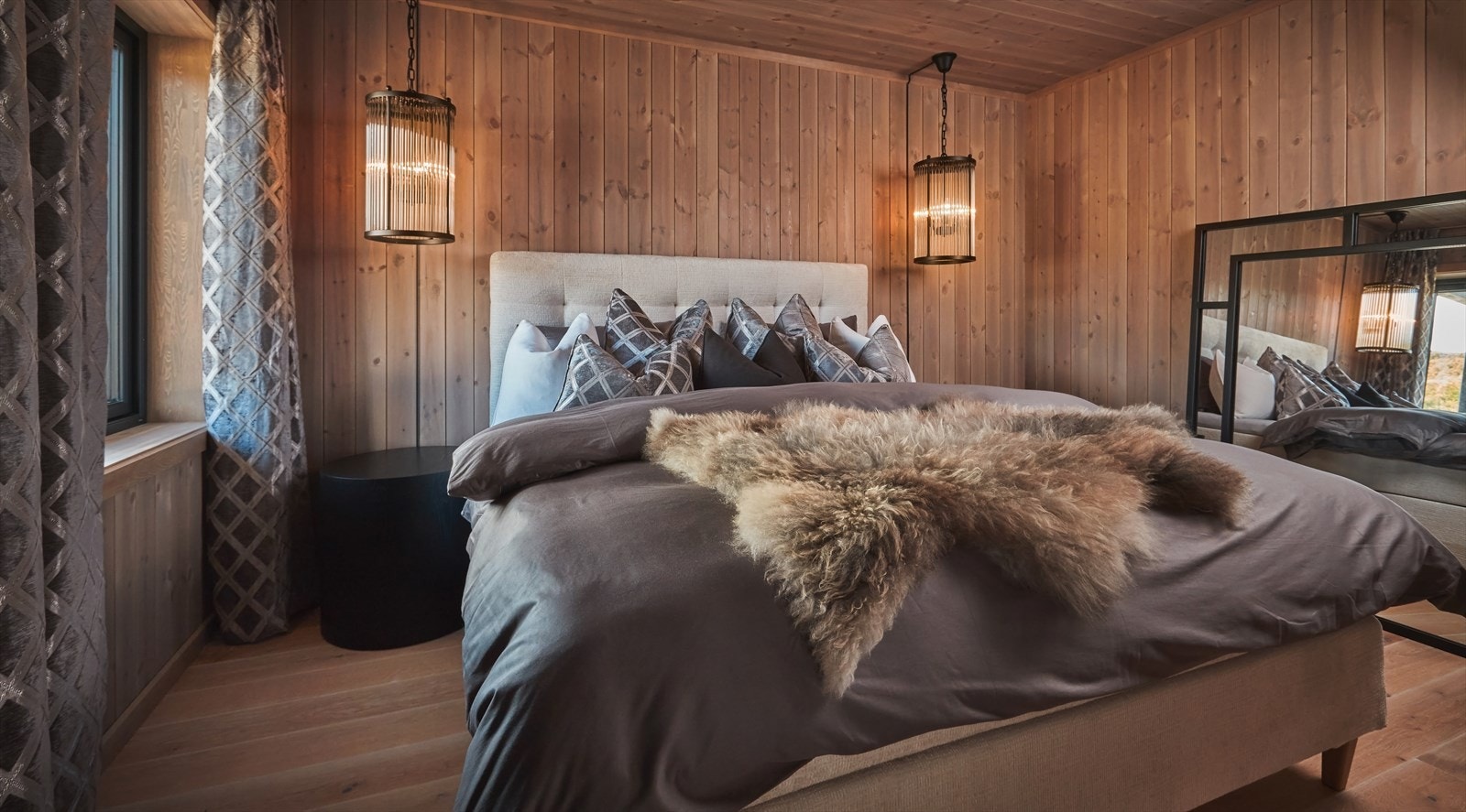 Leiligheten har ett soverom og sovealkove (illustrasjon - planløsning og faktiske forhold avviker) Galleribilde