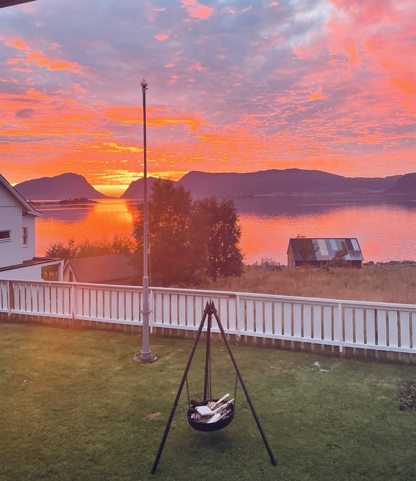 Vakker solnedgang. (Privat foto) Galleribilde