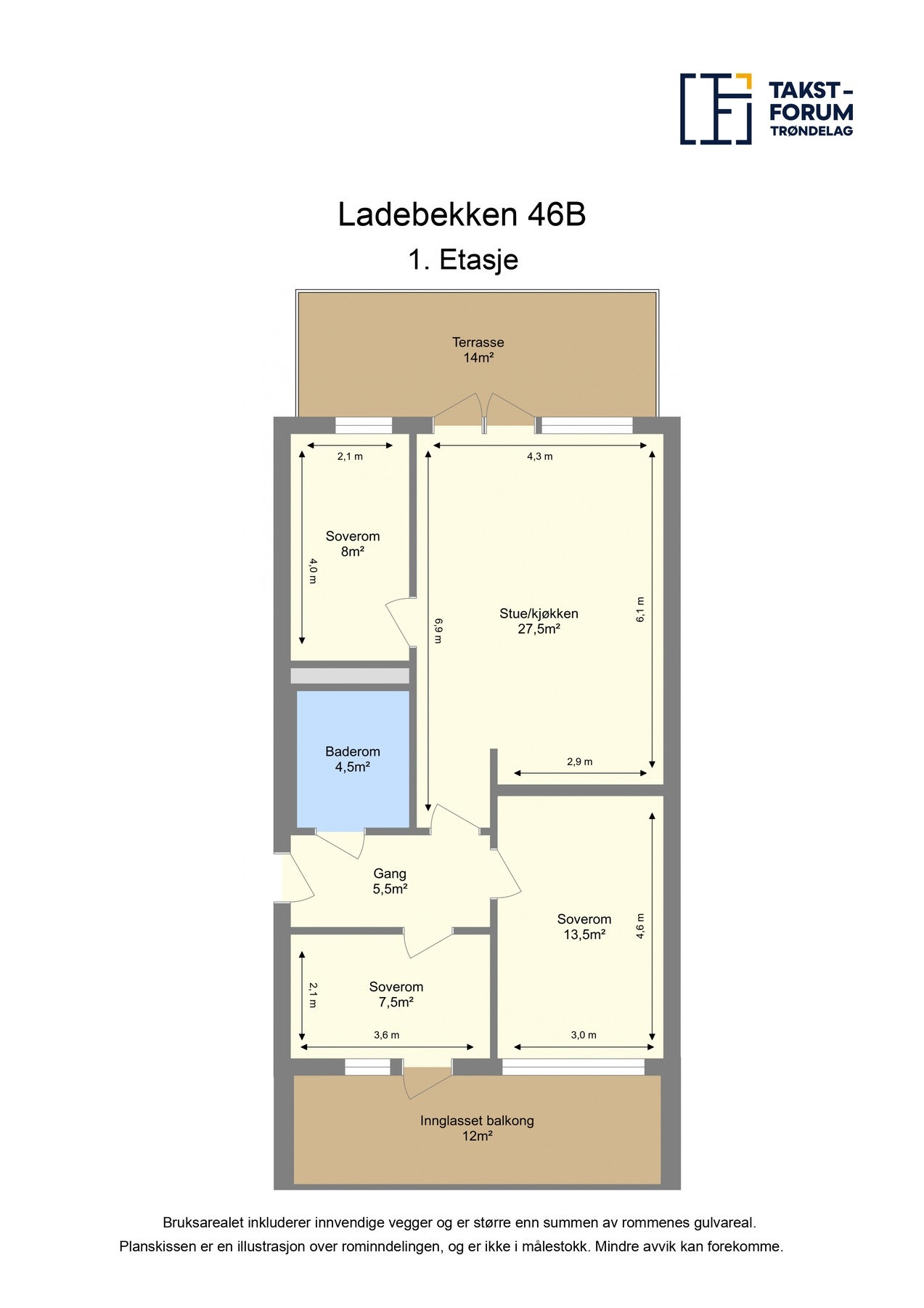 Plantegning Galleribilde