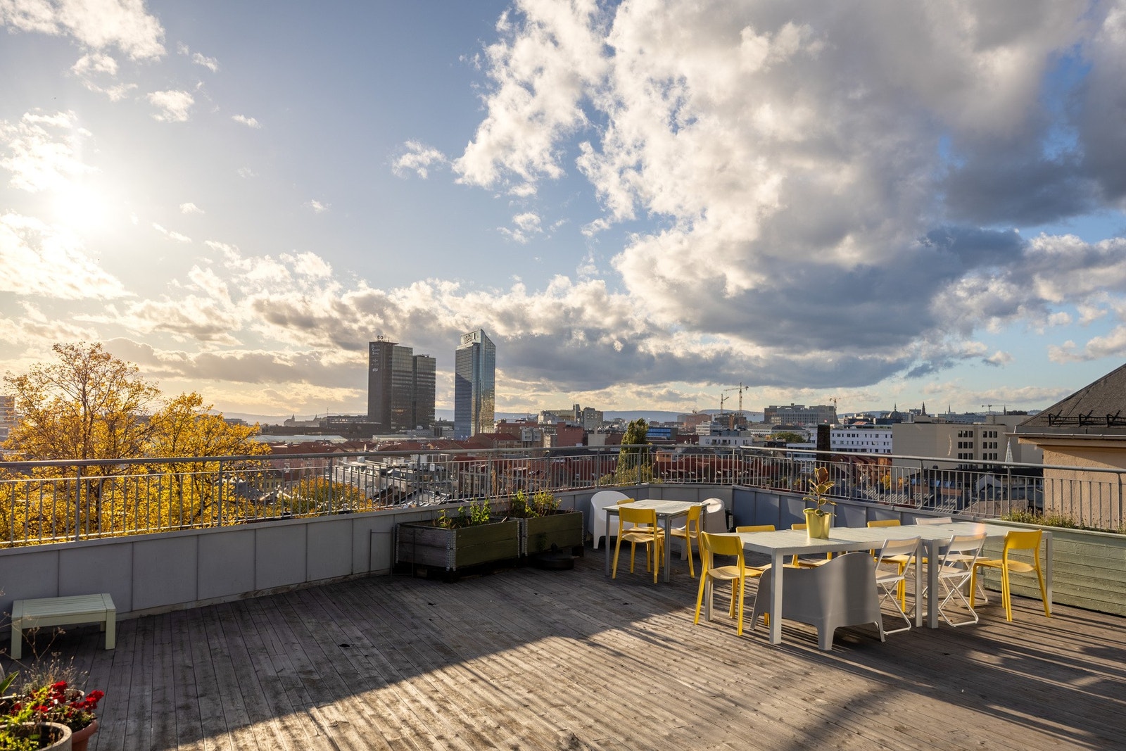 Her er det panoramautsikt og svært gode solforhold. Galleribilde