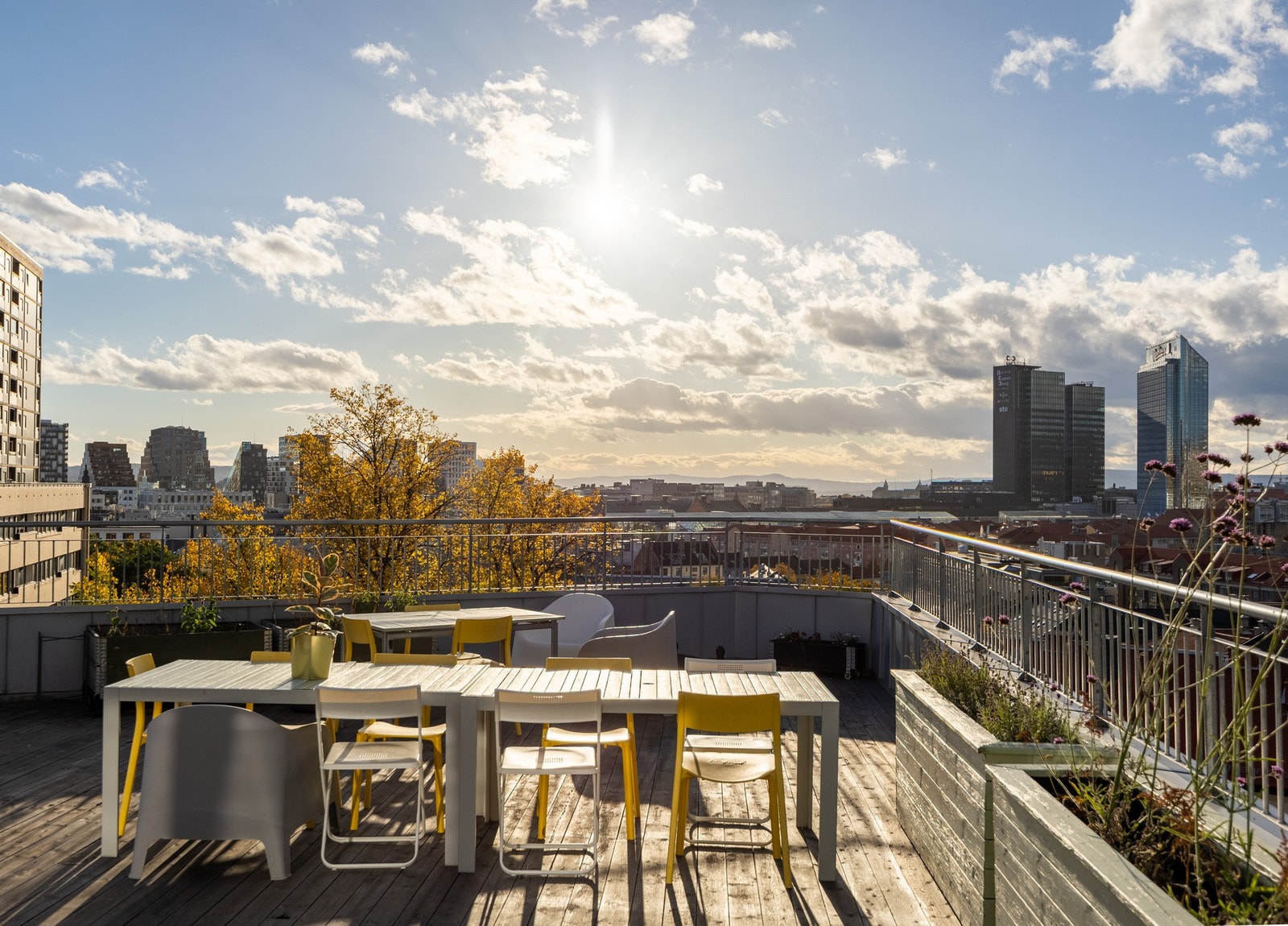 Sameiet har en fantastisk felles takterrasse. Galleribilde