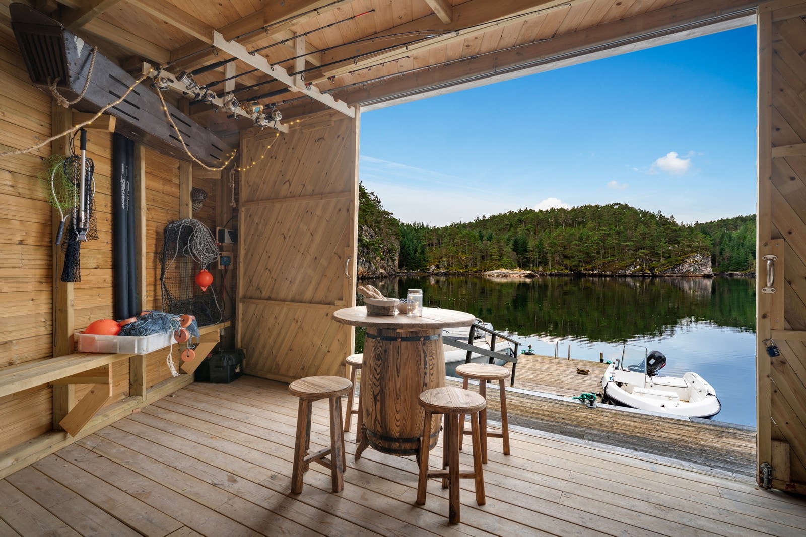 Nøstet er i likhet med resten av eiendommen et nydelig sted å nyte fridagene. Galleribilde