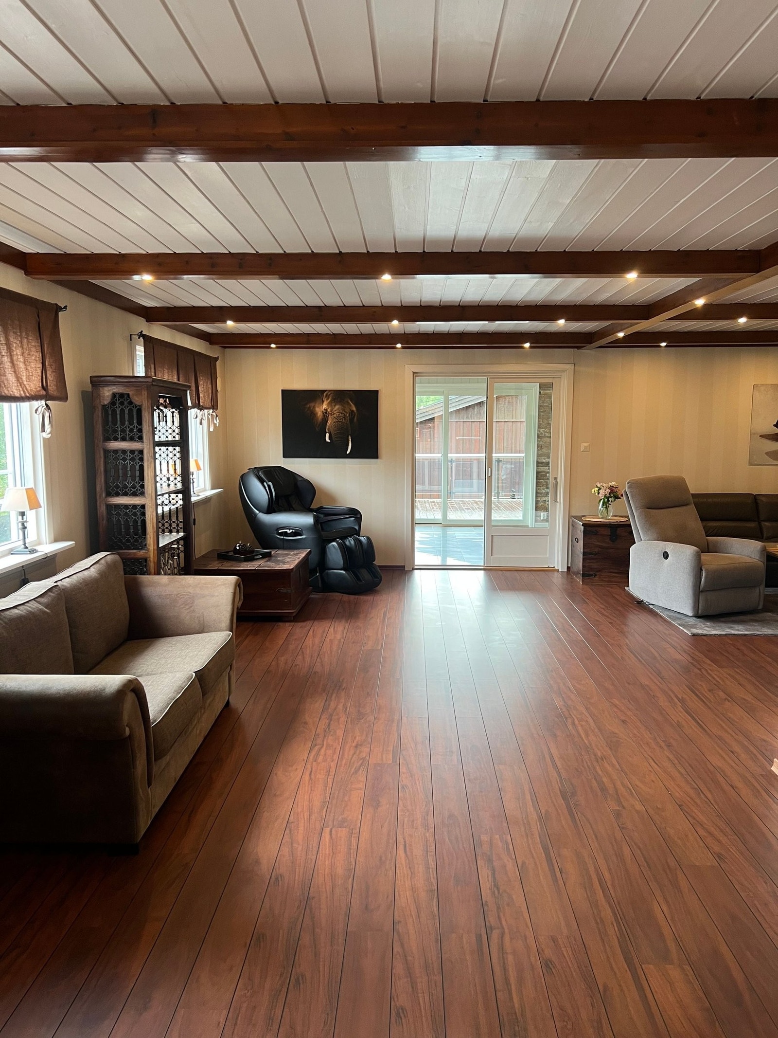 Stuen har stort potensiale til ulike innredninger Galleribilde