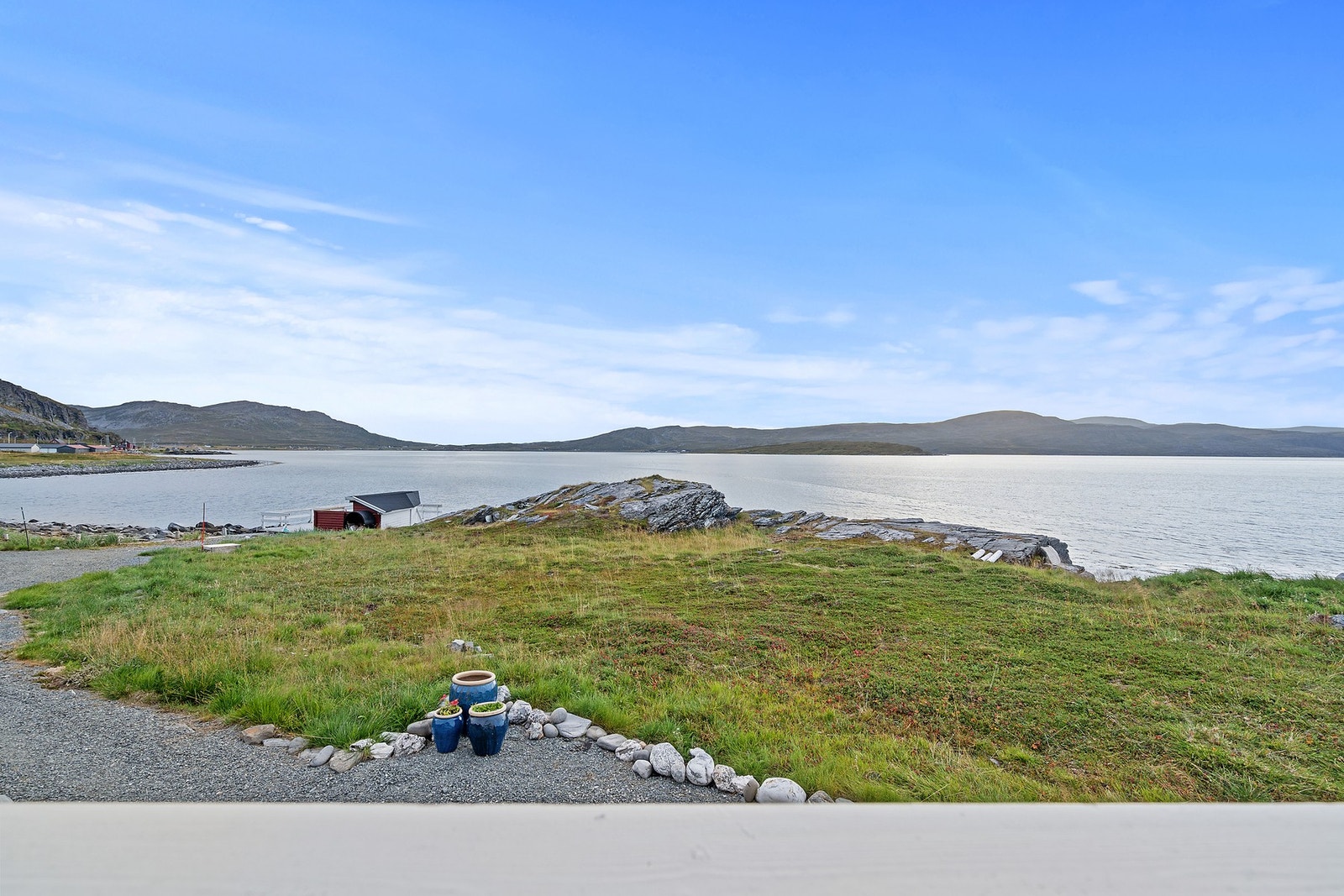 Utsikt fra balkong Galleribilde