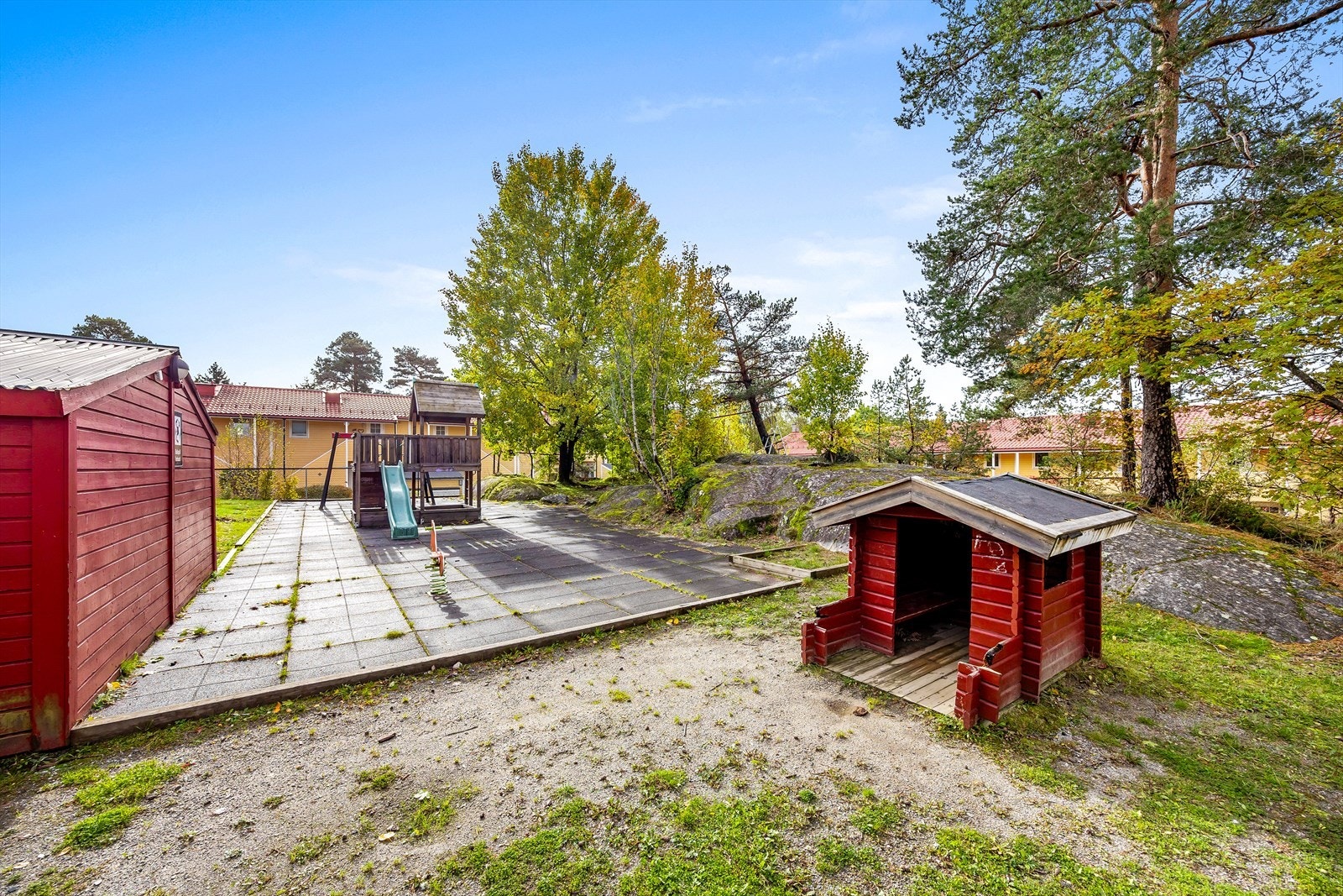 Hyggelige felles områder utenfor leiligheten - perfekt for lek og moro! Galleribilde