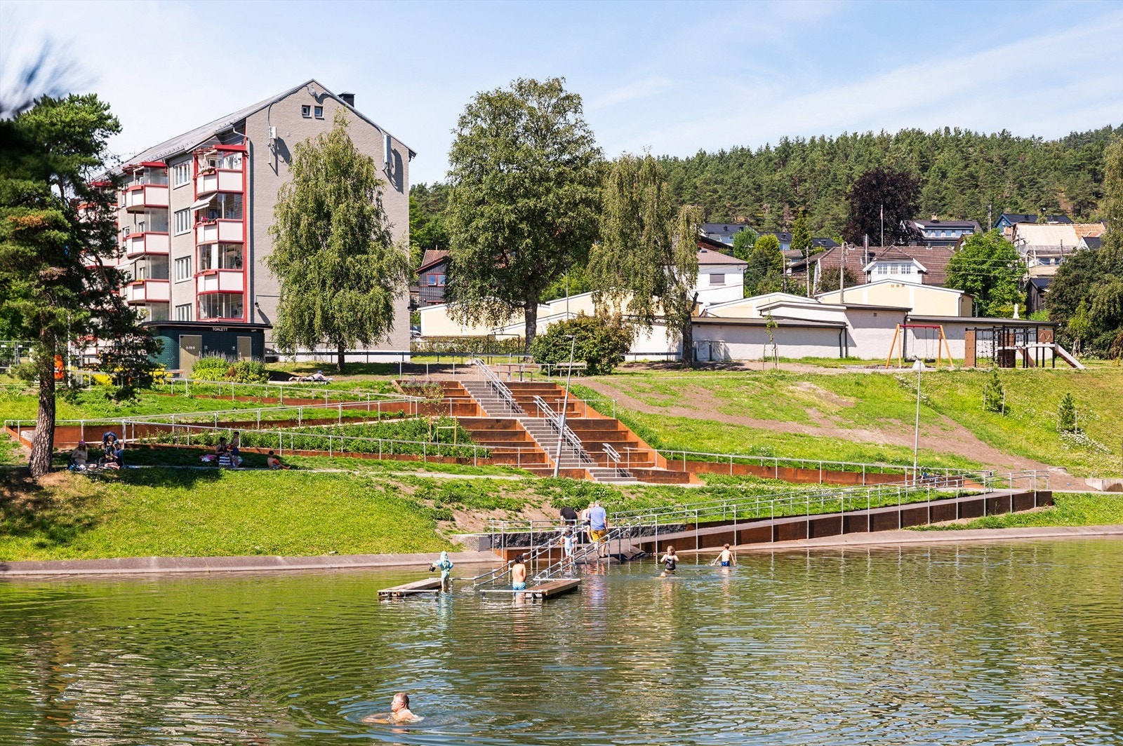 Her er det som regel smekkfullt på varme sommerdager. Galleribilde
