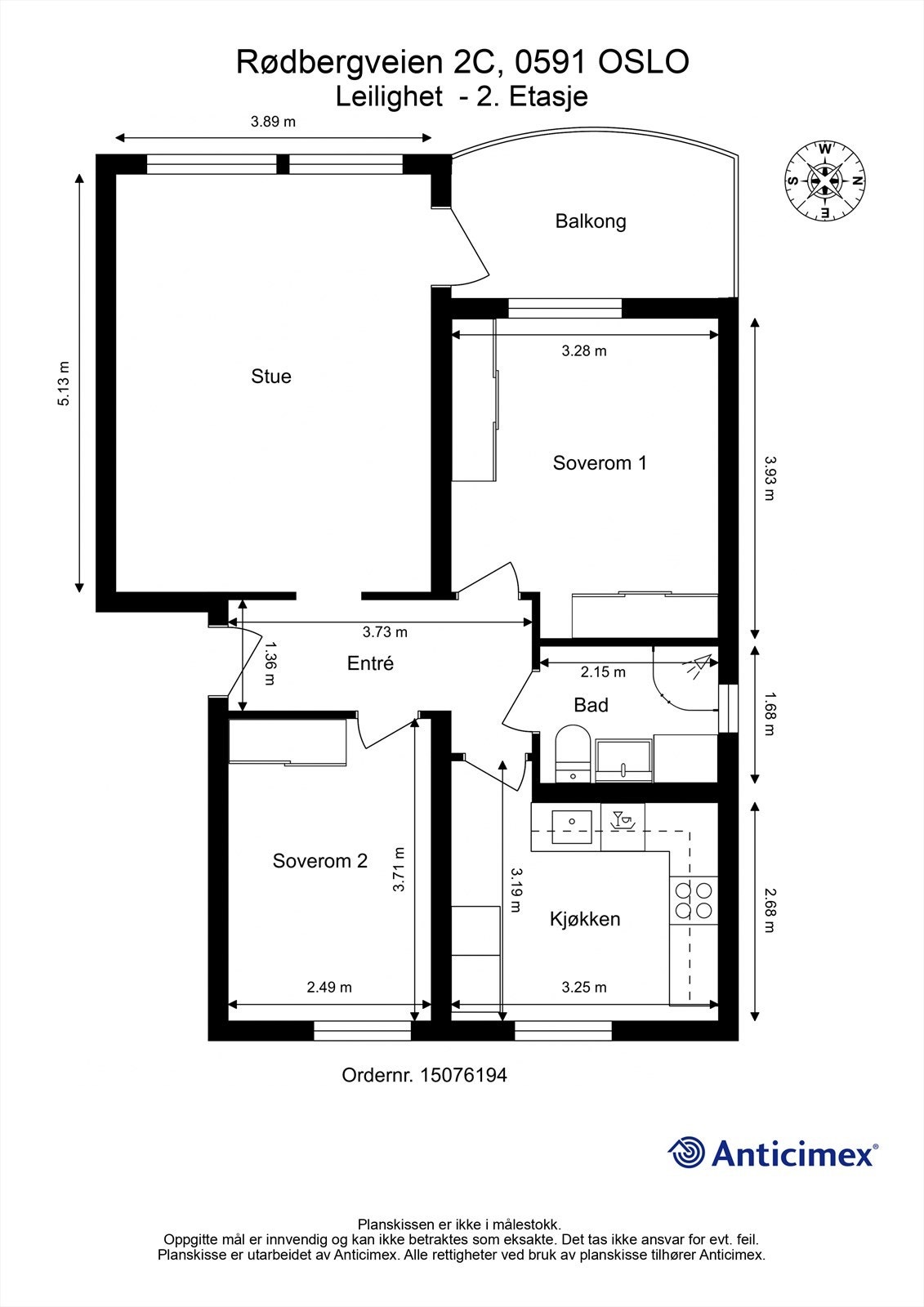 Plantegning Galleribilde