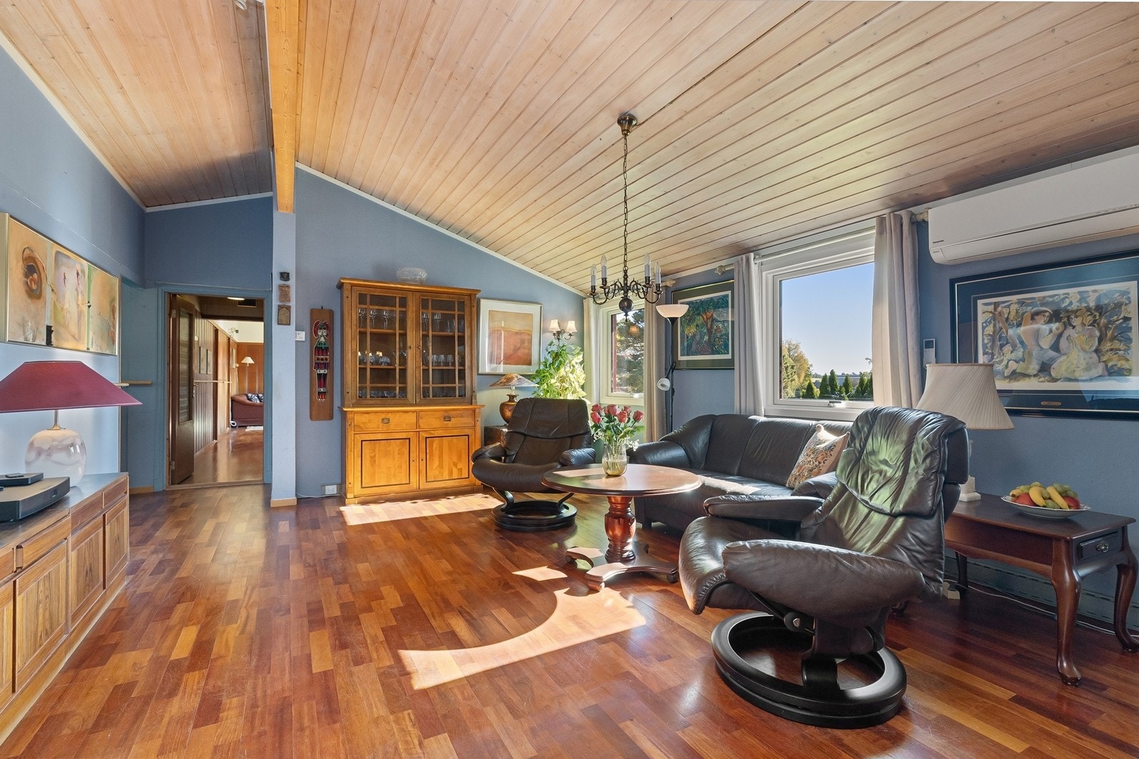 Stue med varmepumpe Galleribilde