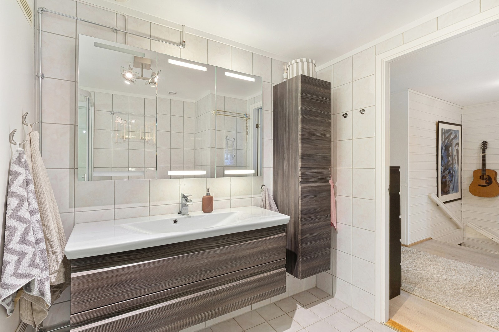 Ny innredning på badet. Galleribilde