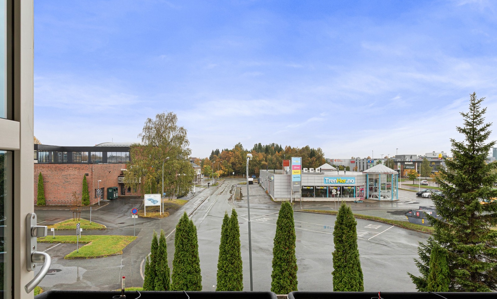 Utsikt fra balkongen. Galleribilde