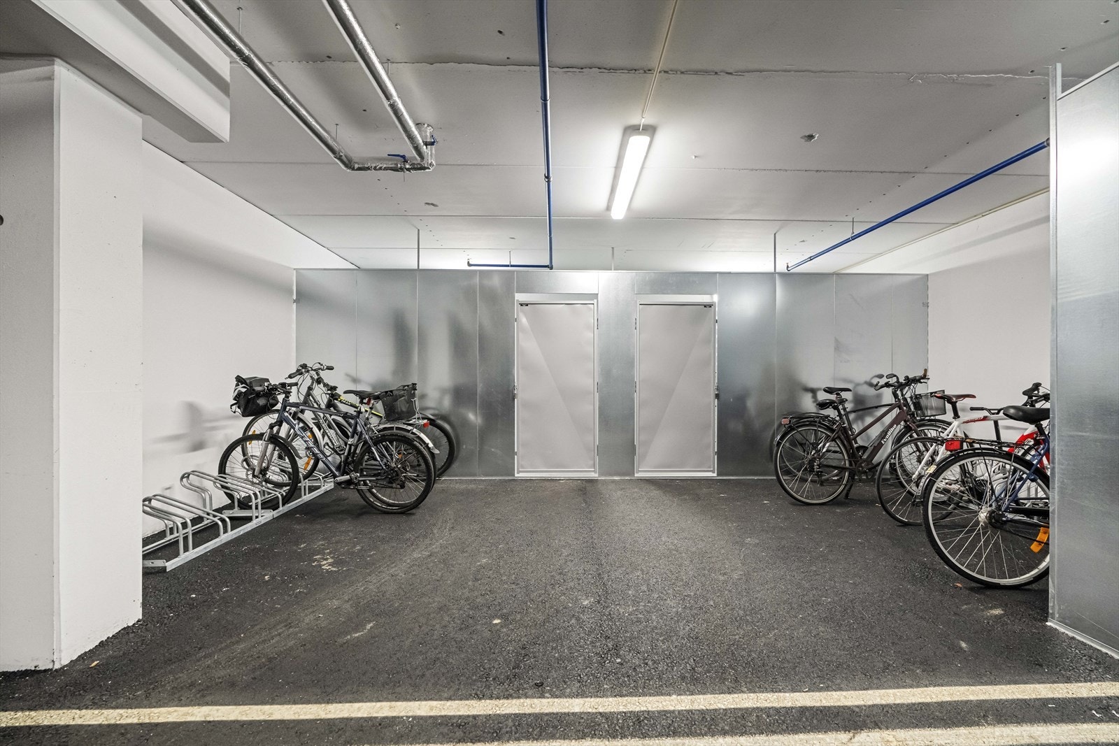Sameiget har også felles innvendig sykkelparkering Galleribilde
