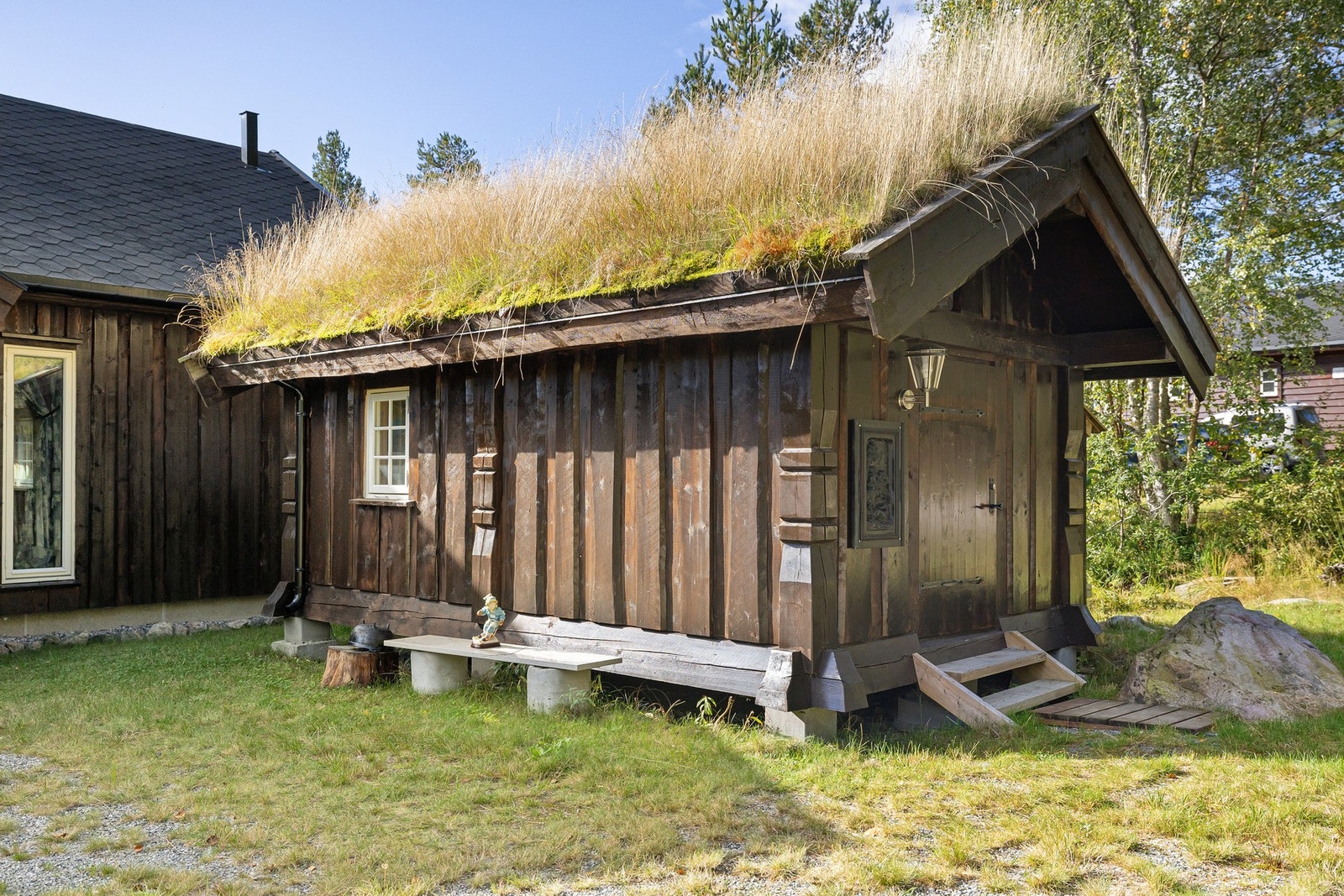 Det er satt opp to anneks like utenfor hytta. Galleribilde