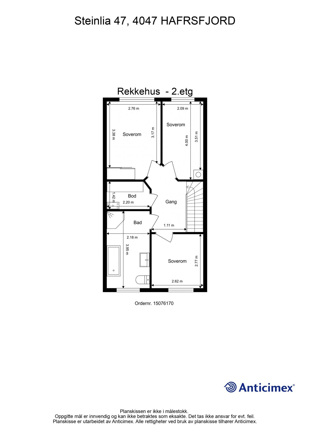 Plantegning 2.etasje. Galleribilde