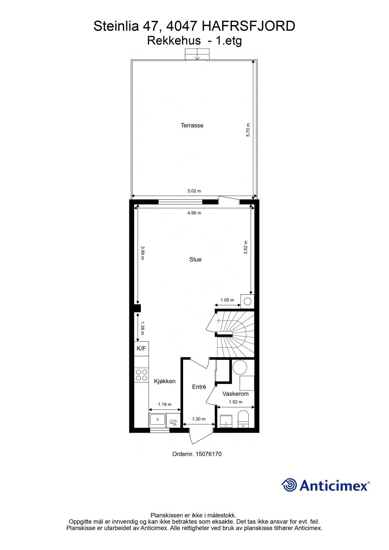 Plantegning 1.etasje Galleribilde