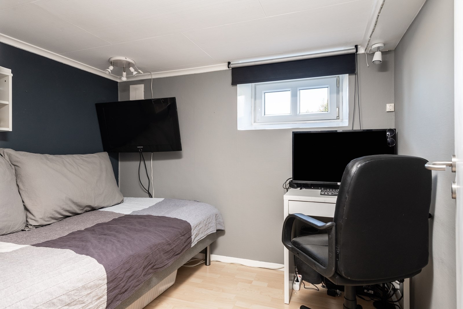 Innredet rom 1 (ikke godkjent soverom). Galleribilde