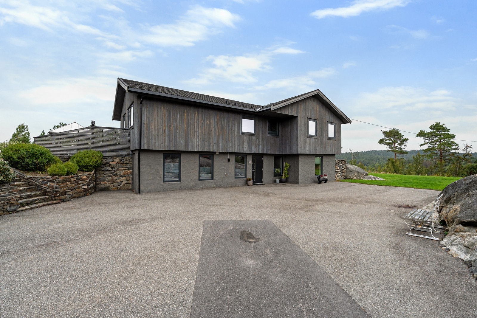 Boligens inngangsparti