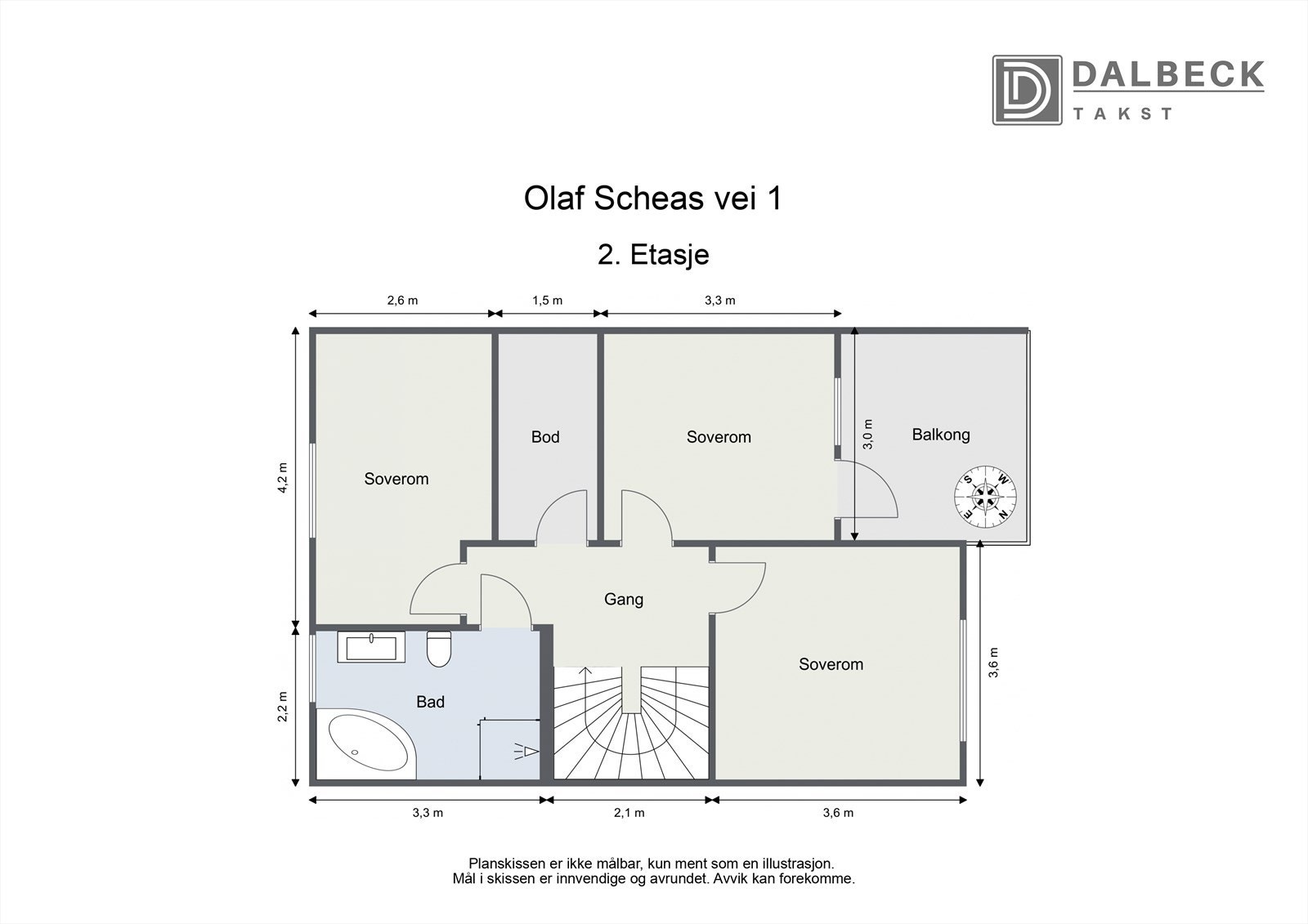 Plantegning 2. Etasje Galleribilde