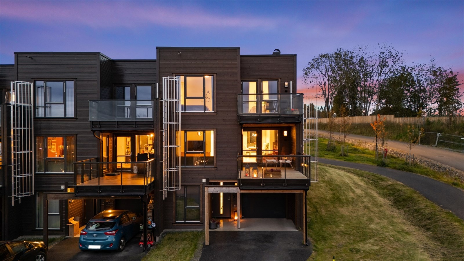 En nydelig høstkveld på Olaf Sveas vei 1! Galleribilde