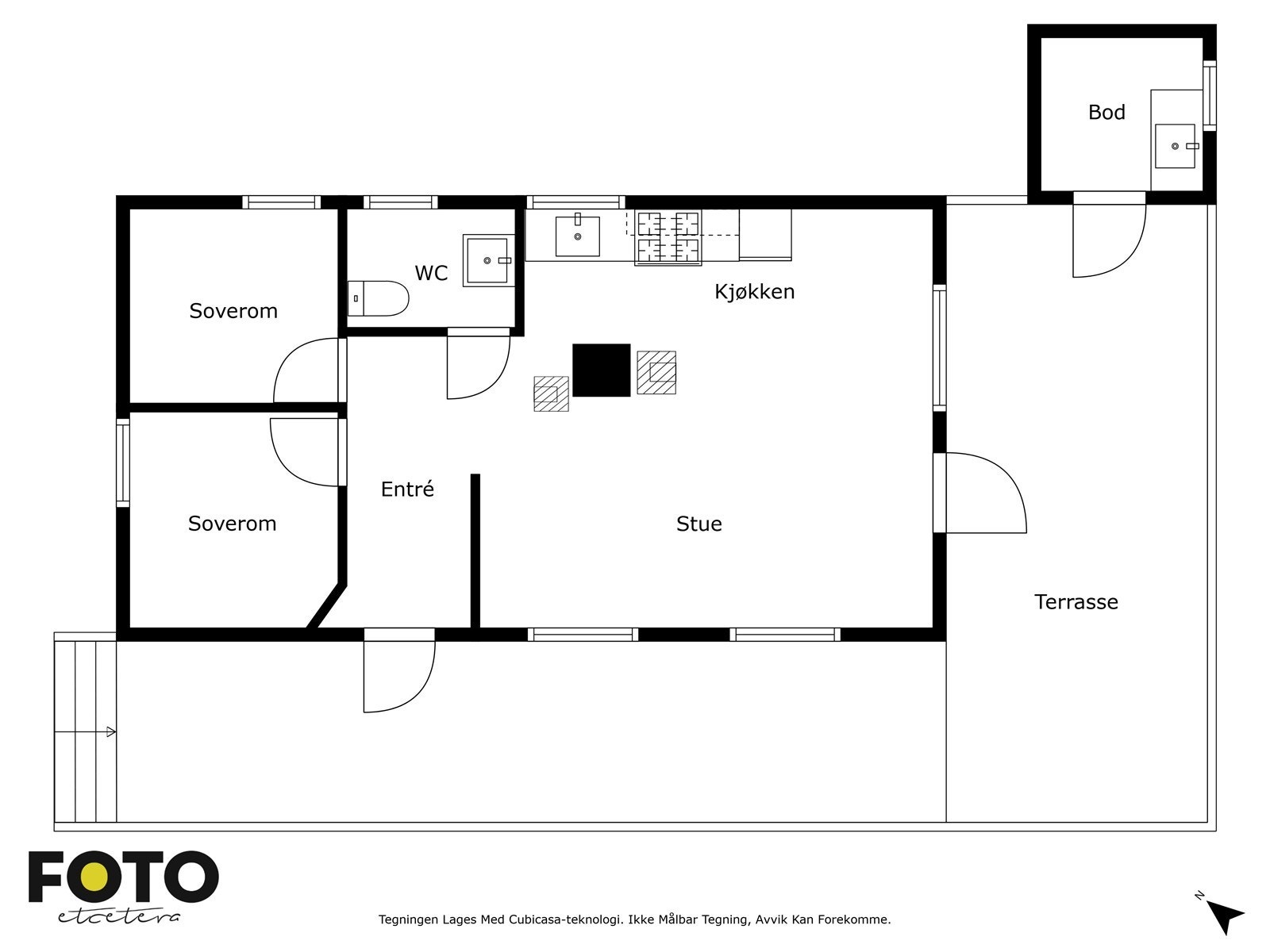 Plantegning Galleribilde