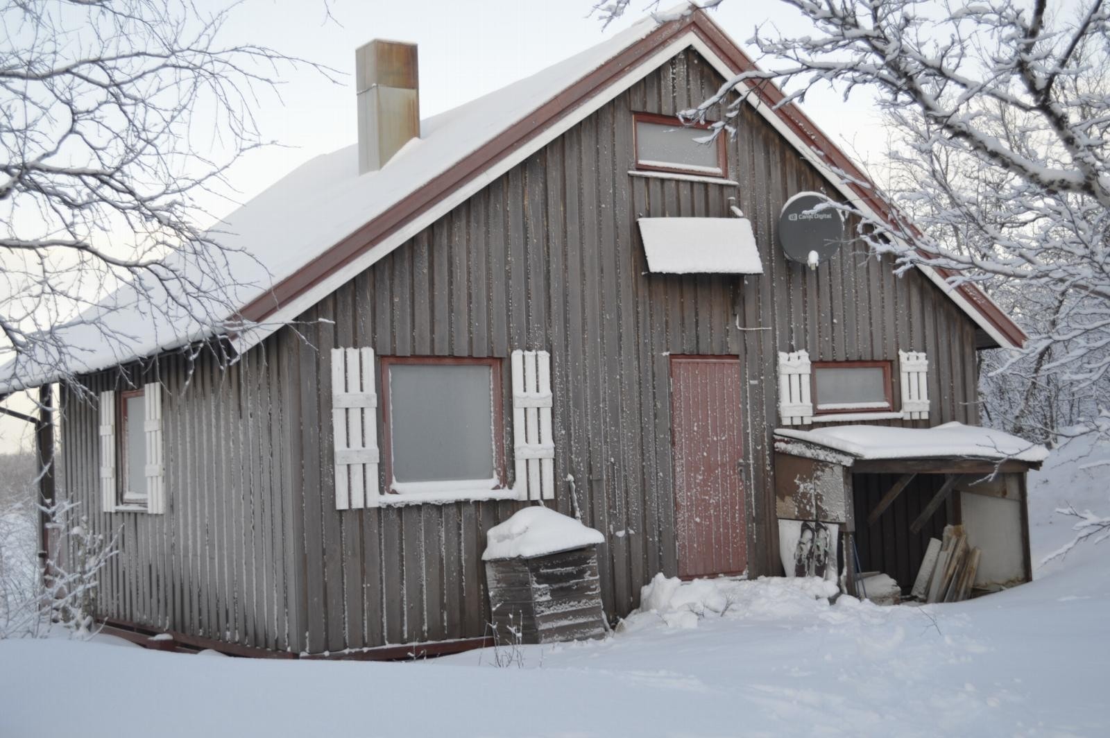 Fasade inngang Galleribilde