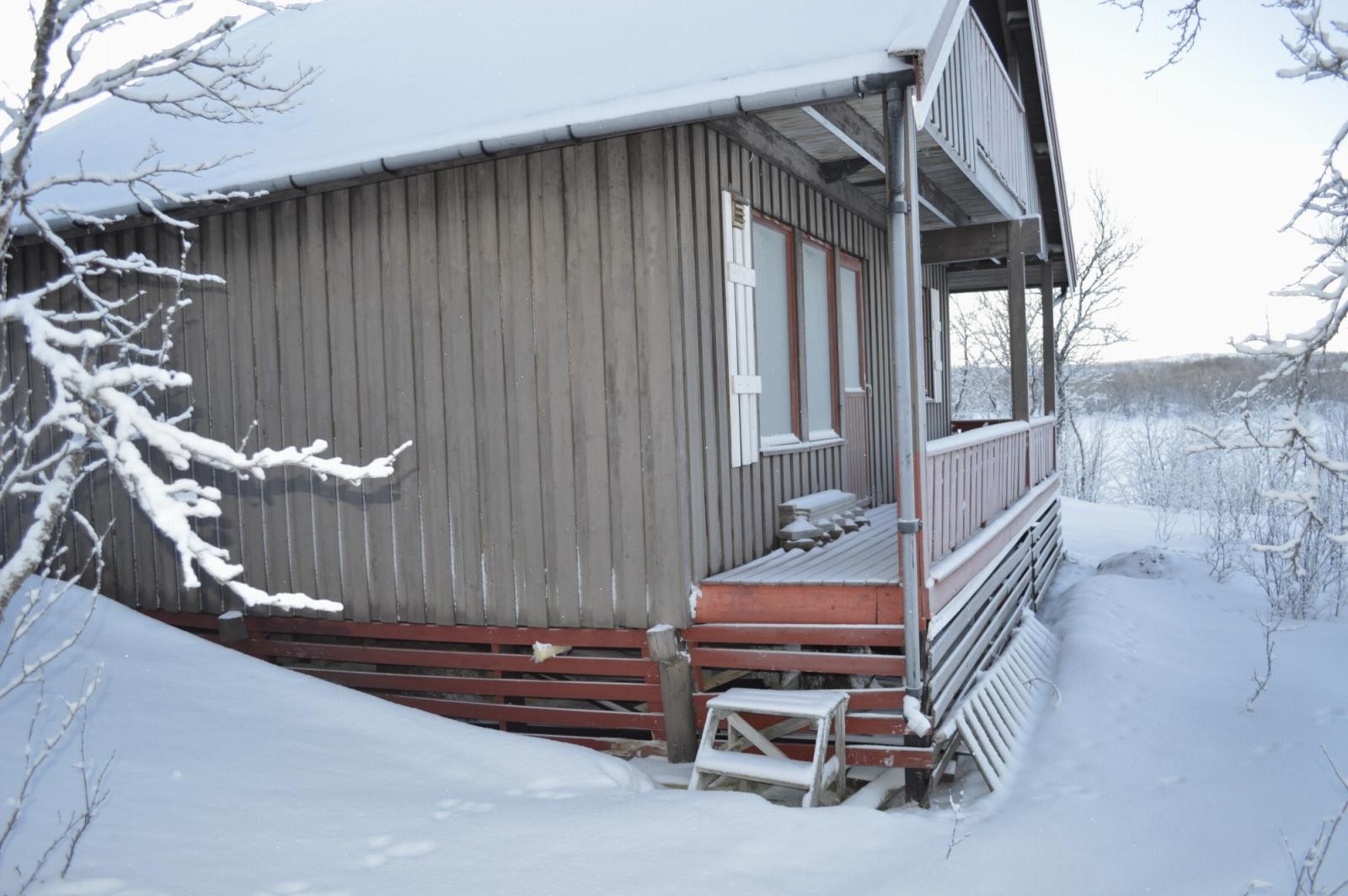 Veranda med utgang fra stue Galleribilde