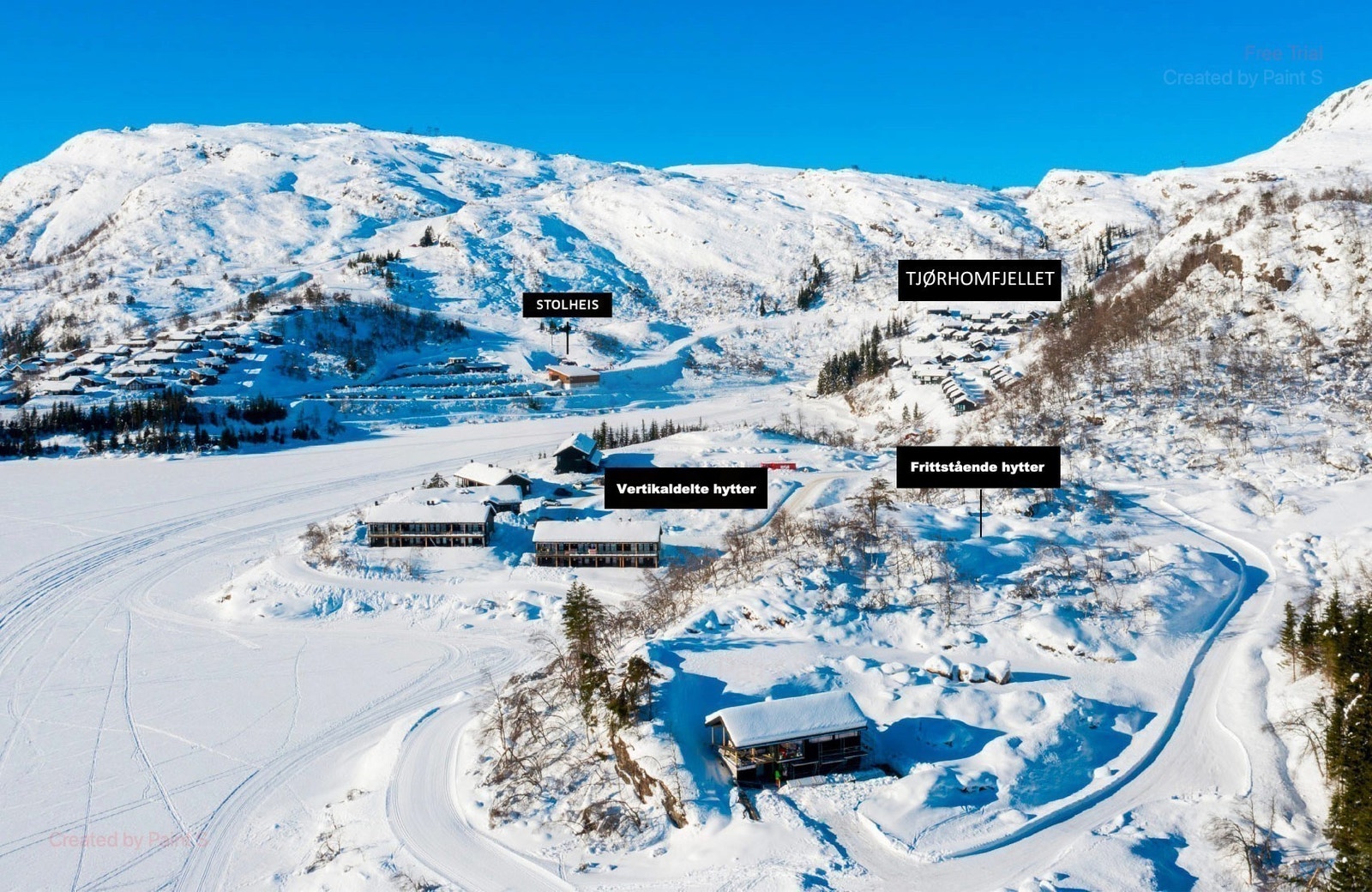 Flotte hytter midt i Sirdals største aktivitets senter. Galleribilde