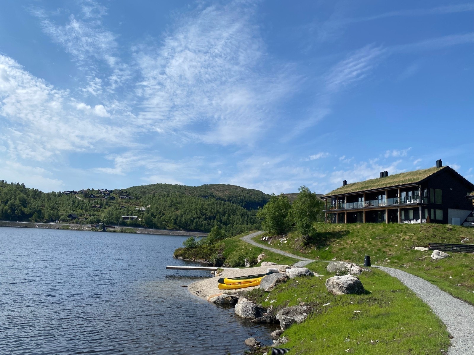 Badeplassen ved Beinesvannet Galleribilde