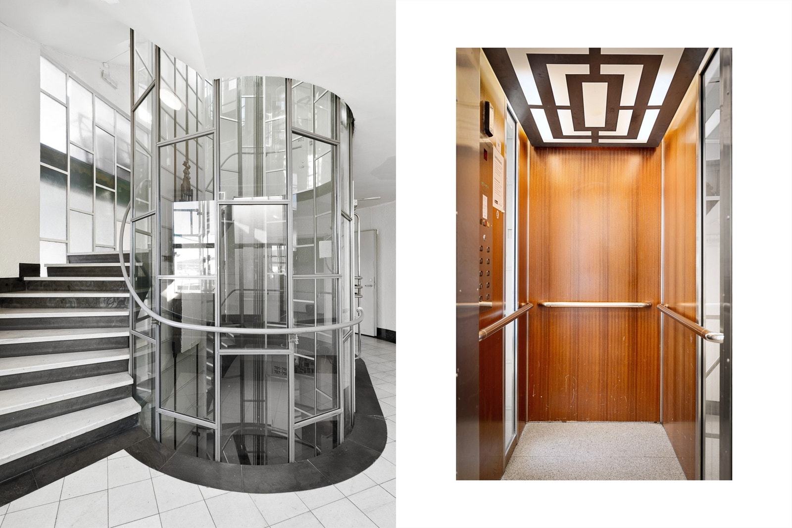 Byggets karakteristiske stil kommer til uttrykk også i fellesarealene Galleribilde