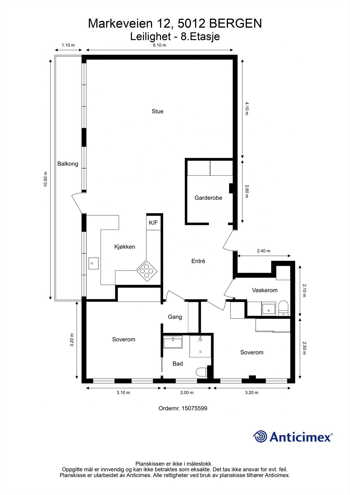 Plantegning Galleribilde