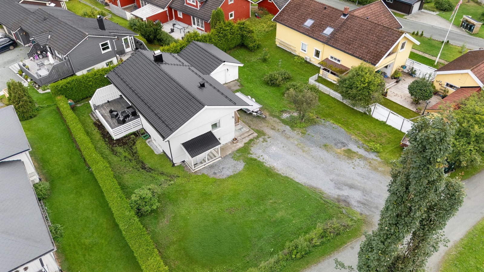 Området er svært barnevennlig. Galleribilde