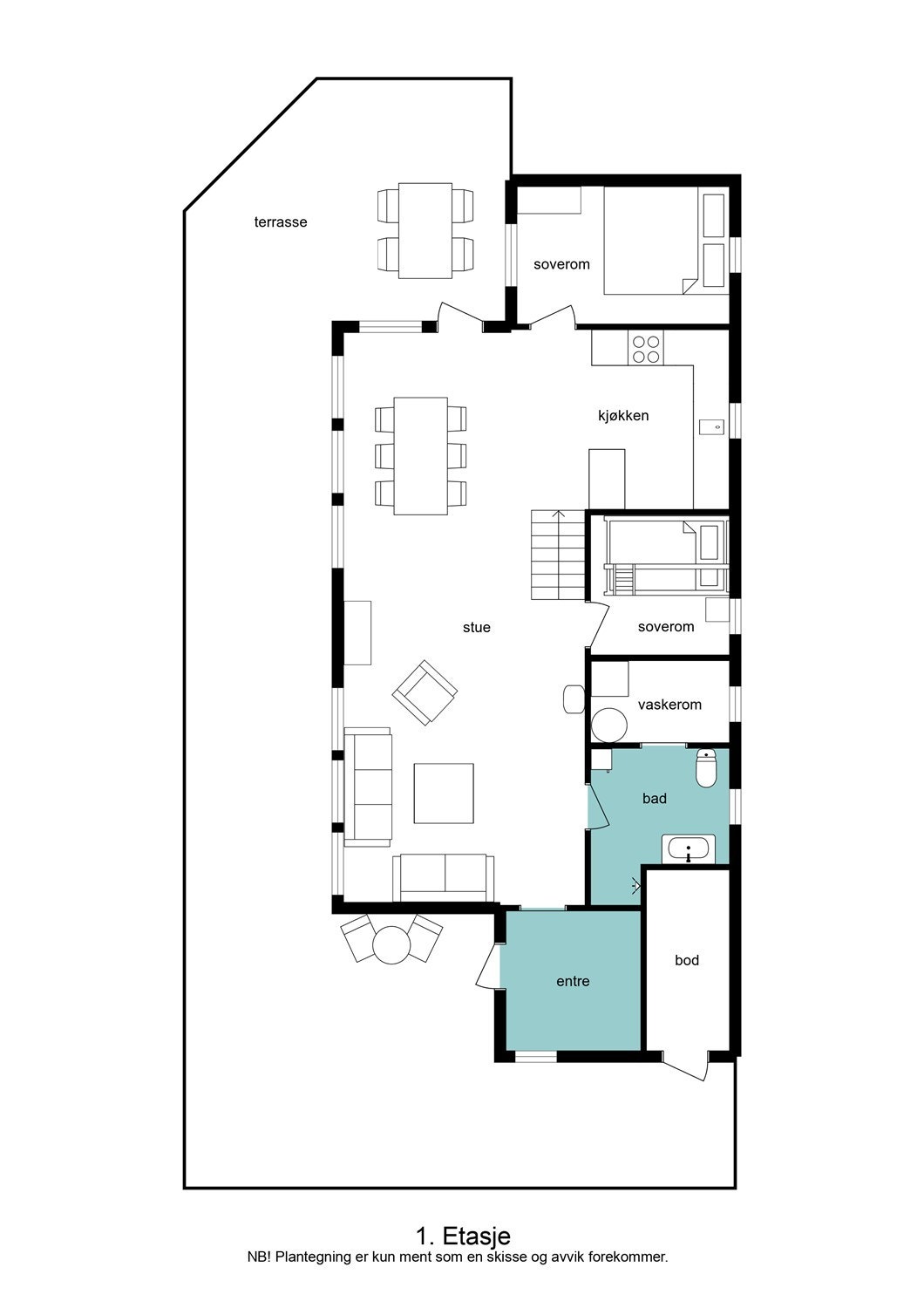 Planskisse Galleribilde