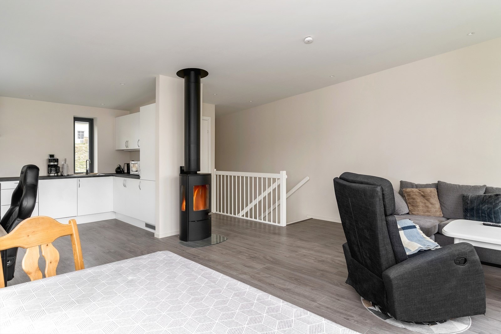 Velkommen opp i stuen. Galleribilde