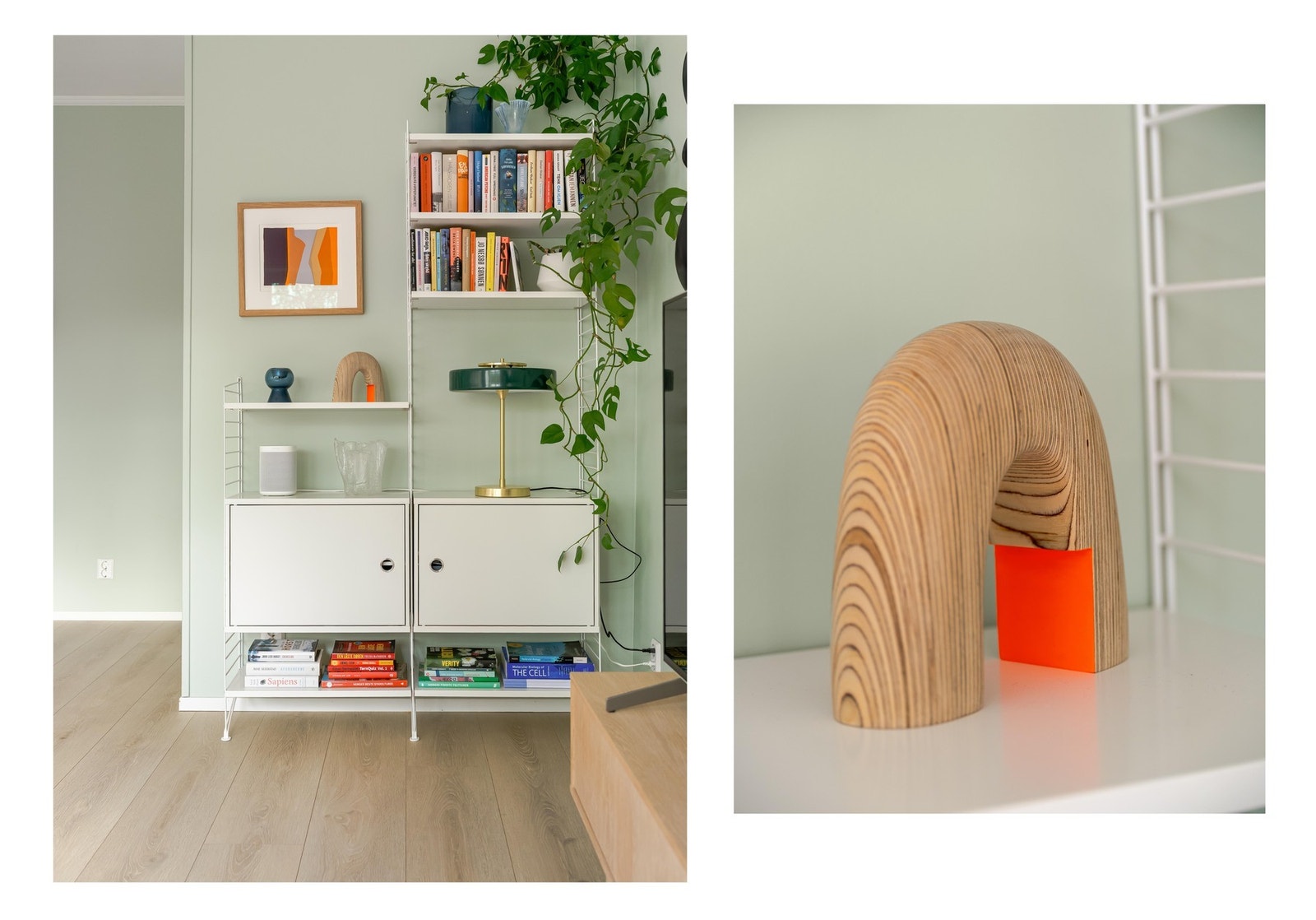 Det er også muligheter for kommode eller bokhyller. Galleribilde