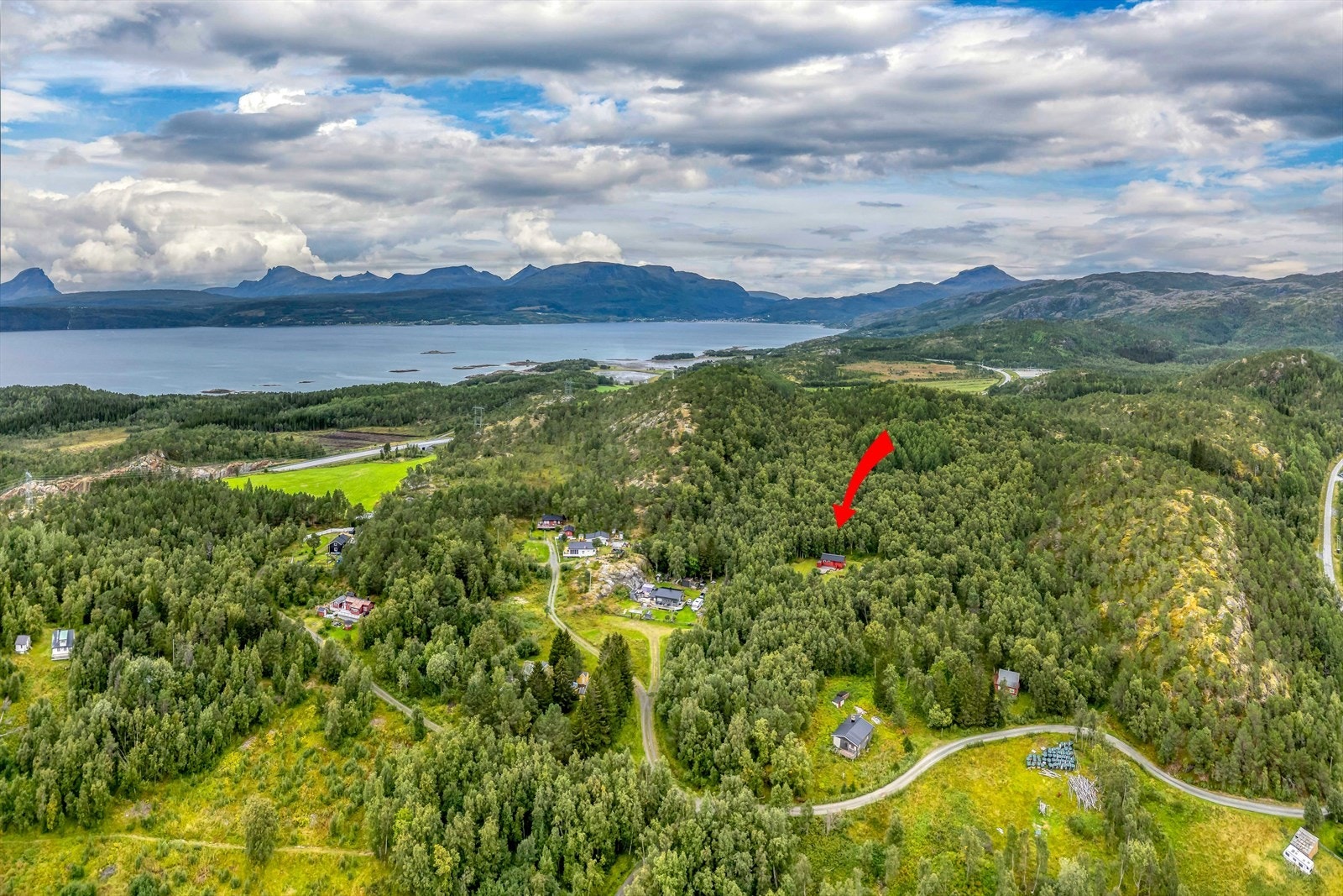 Legg merke til den skjermede beliggenheten, uten innsyn. Galleribilde