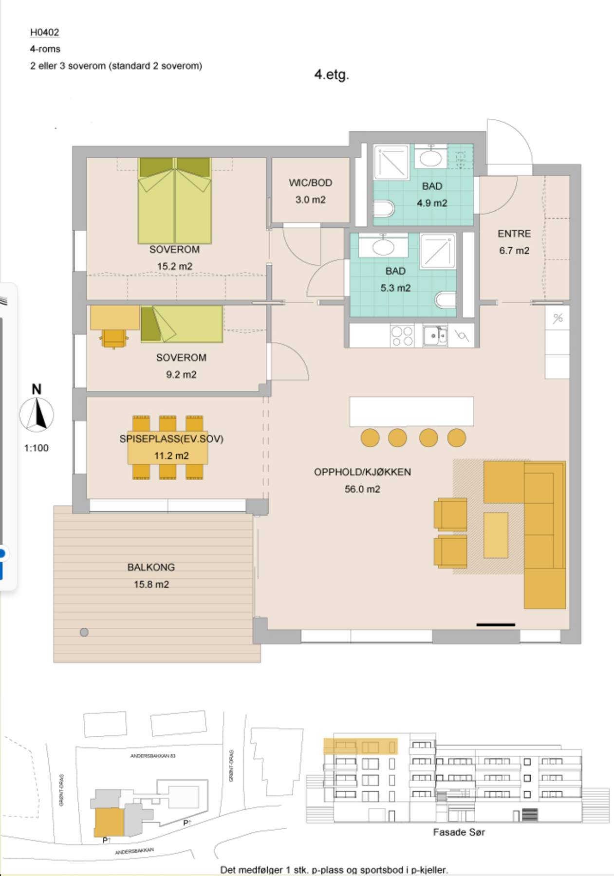 Plantegning Galleribilde