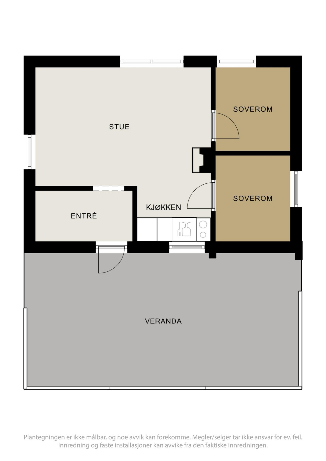 Plantegning Galleribilde