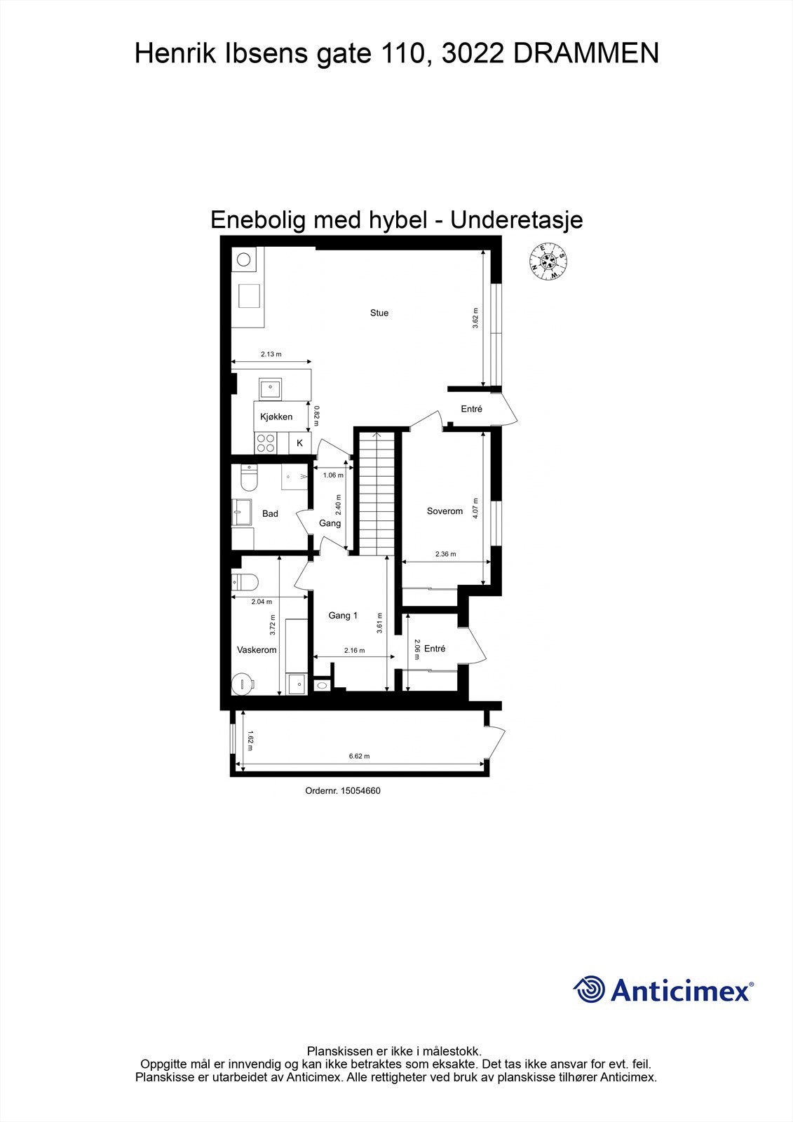 Plantegning sokkeletasje Galleribilde