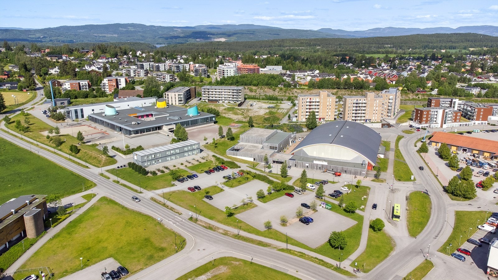 Dronefoto. Galleribilde