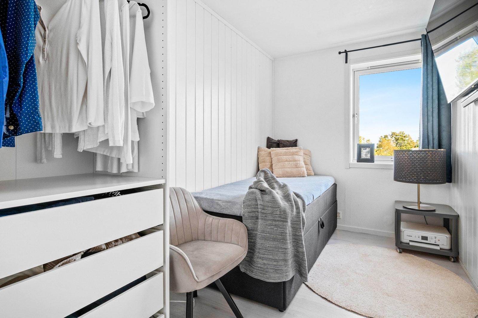 Soverom på 7 kvm. Galleribilde