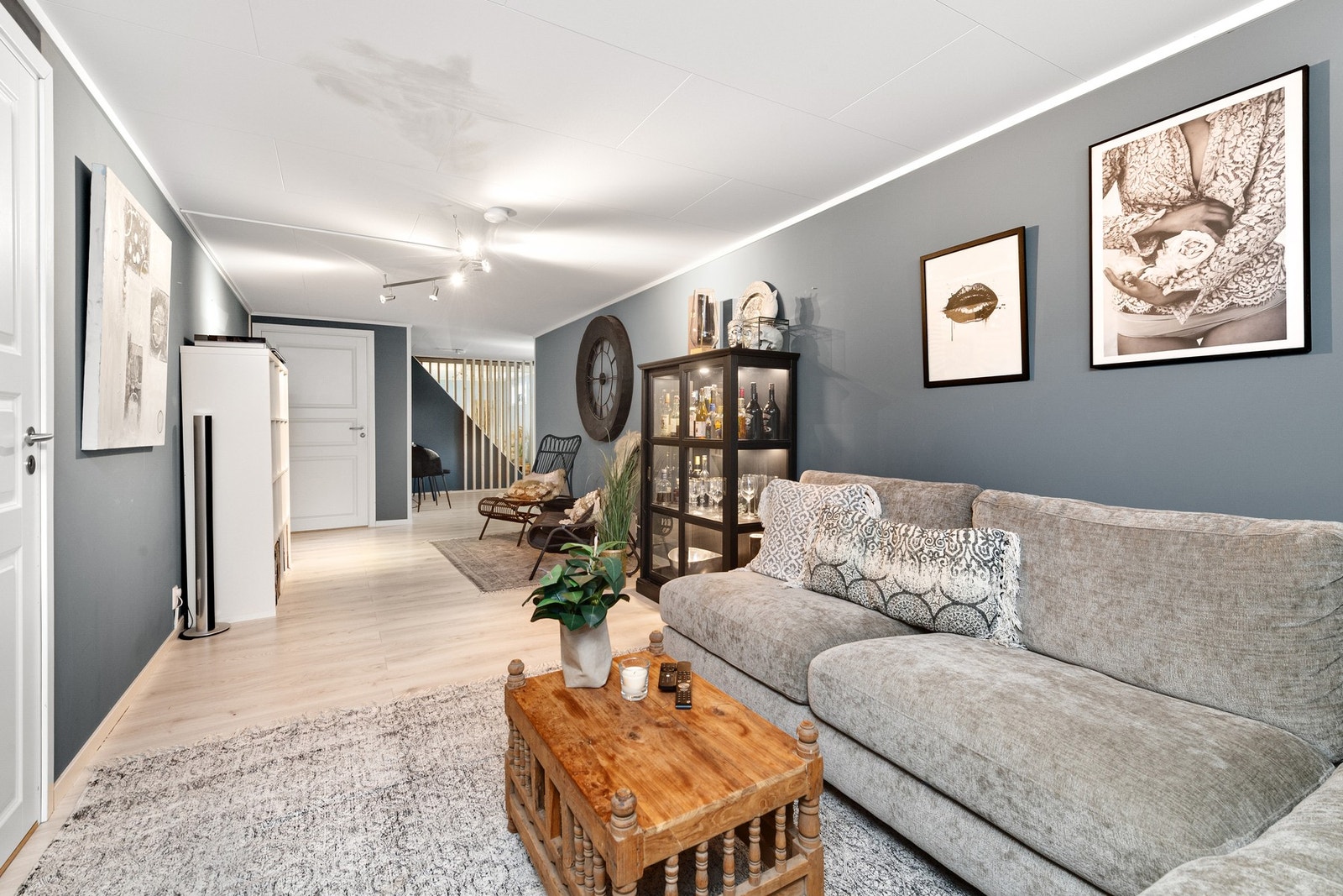 Rom brukt som kjellerstue Galleribilde