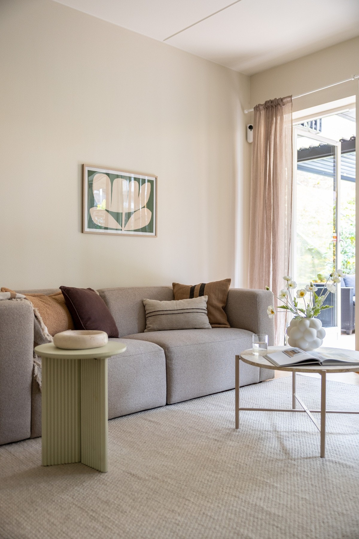 Overflatene er malt i en behagelig og moderne farge. Galleribilde