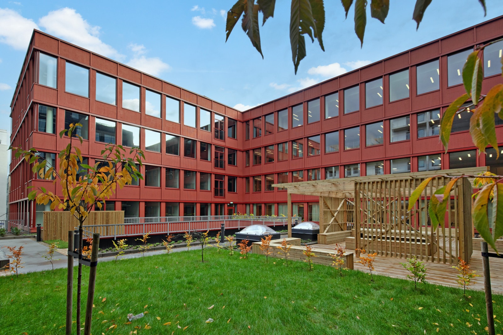 Felles gårdsrom Galleribilde