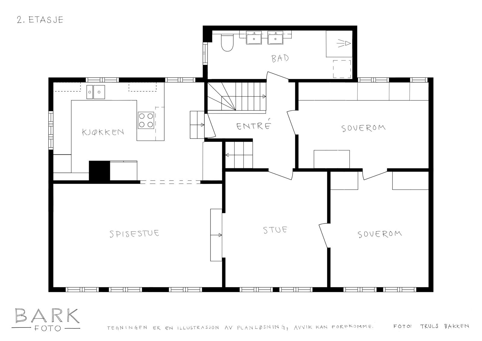 - Planløsning 2.etasje - Galleribilde