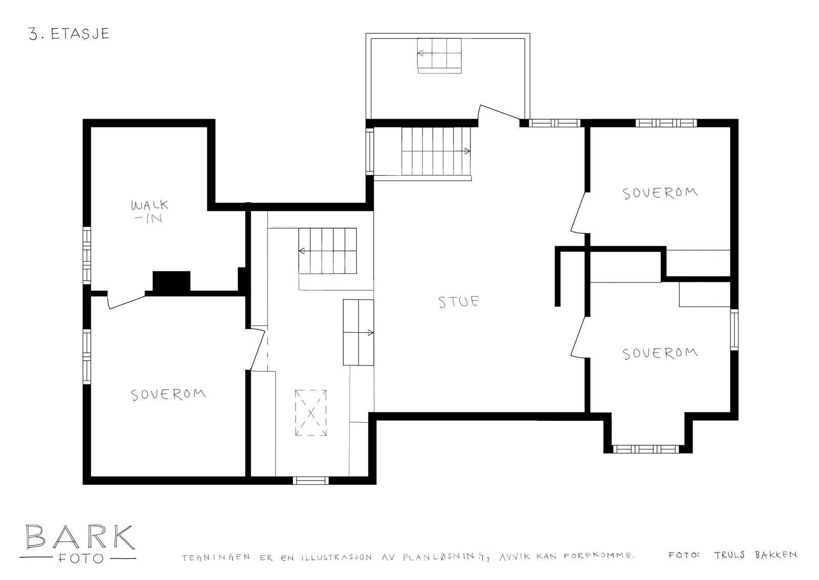 - Planløsning loft - Galleribilde