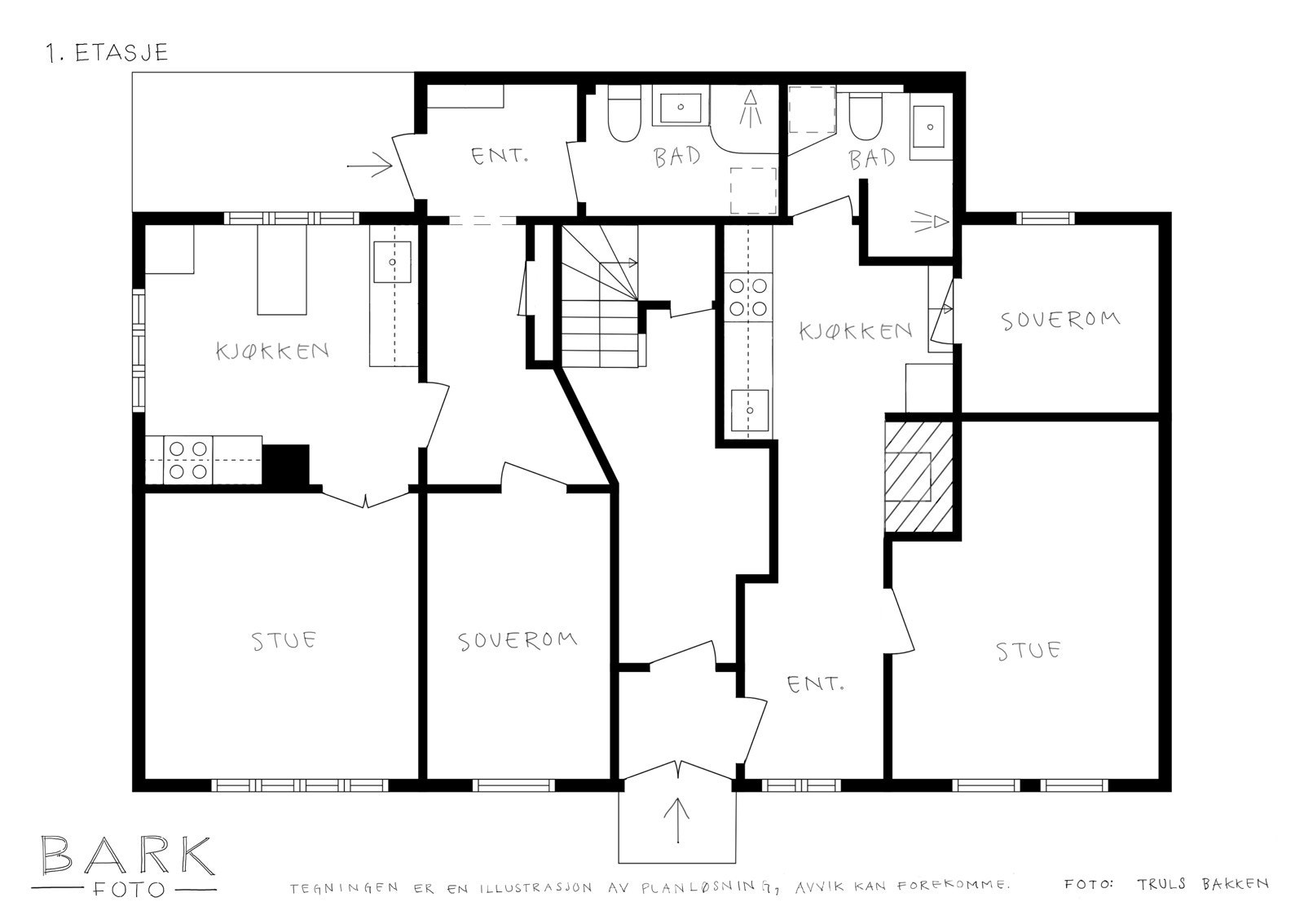 - Planløsning 1.etasje - Galleribilde