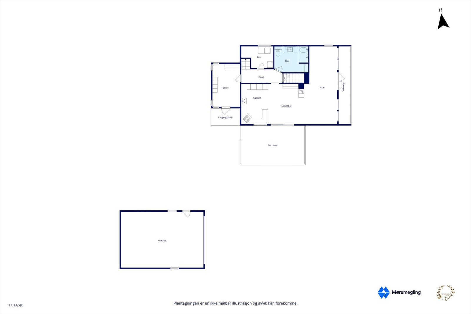 Plantegning Galleribilde